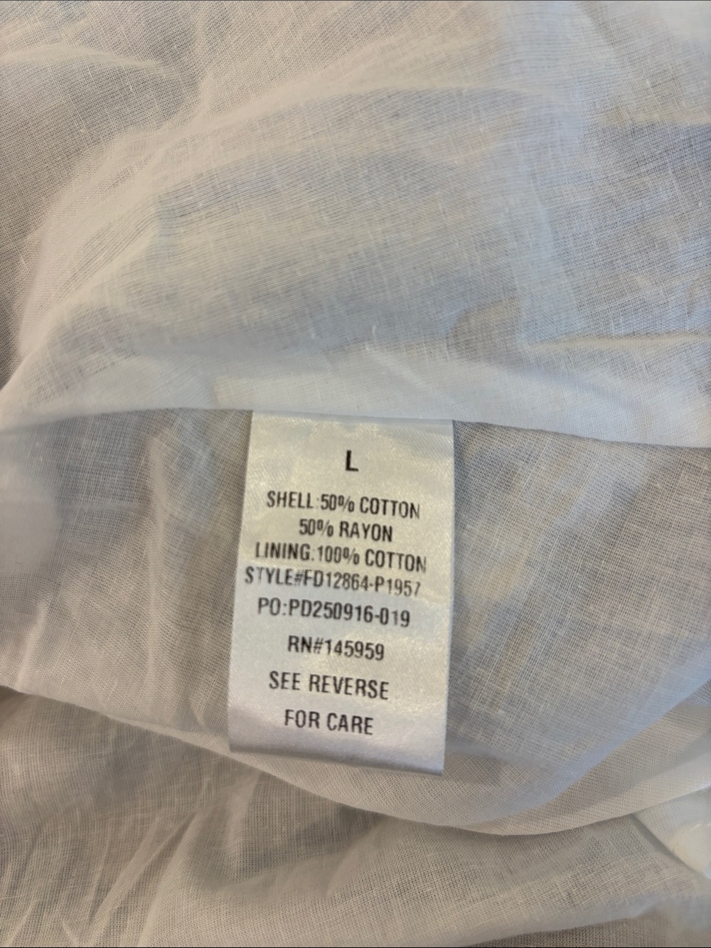 Dress Forum Strapless Blue & Cream Abstract Print Dress Large NWT Flowy Feminine - Picture 9 of 9